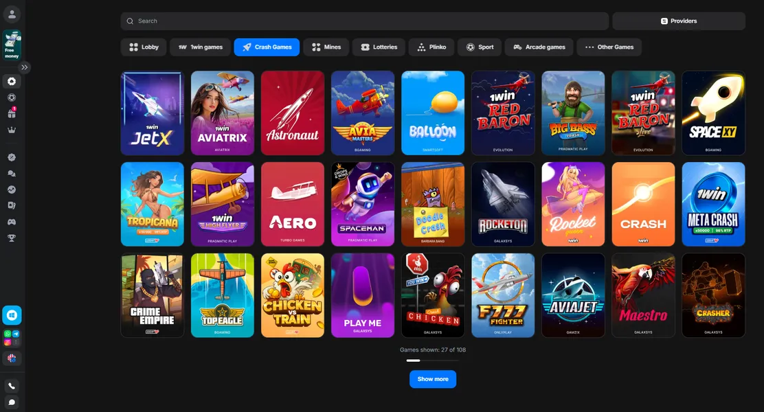 Diverse Gaming Options After Your 1 win Login